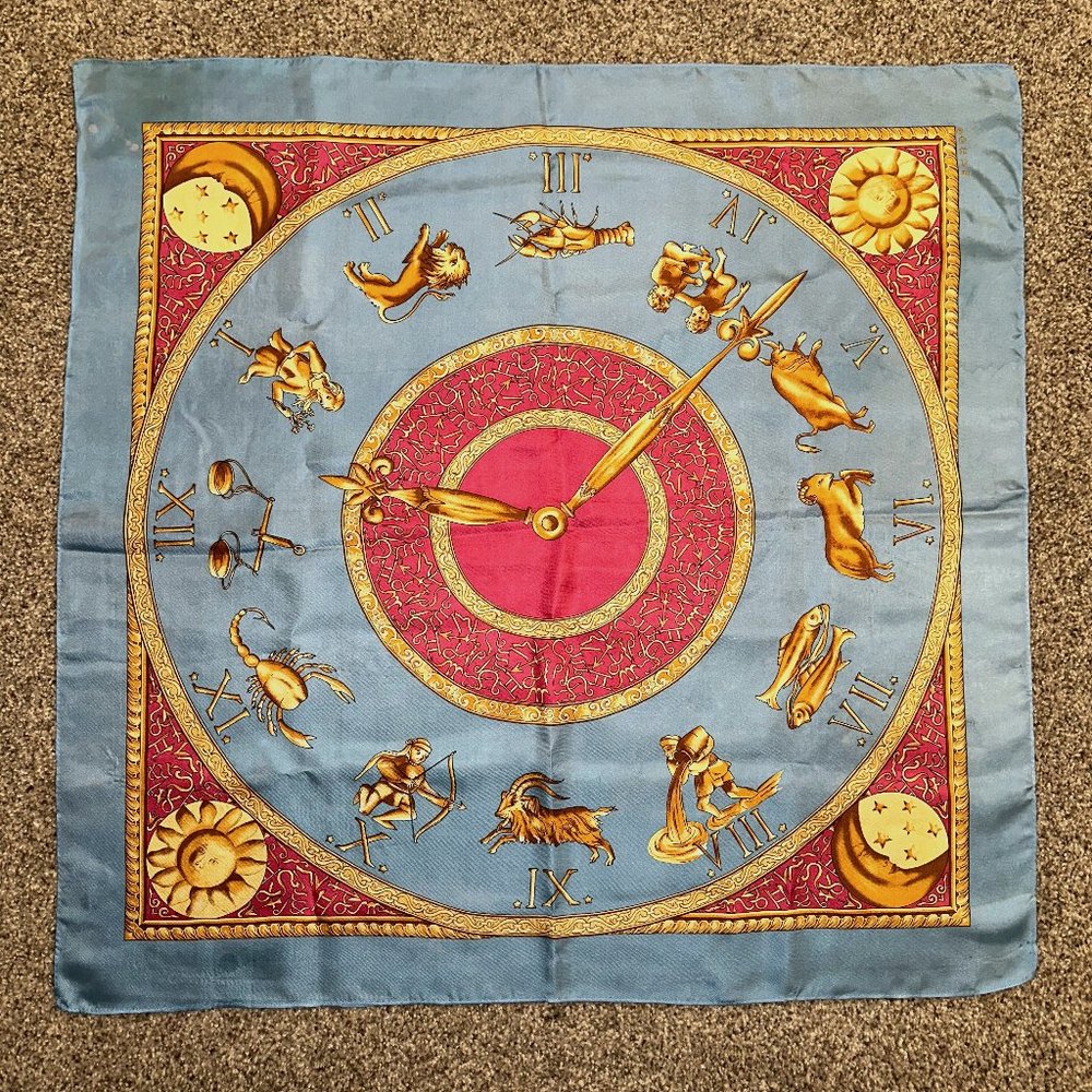 Echo Zodiac Scarf 100% Silk